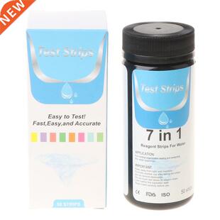50 Pcs Water Test Strips 7-in-1 Aquarium Water Quality Test