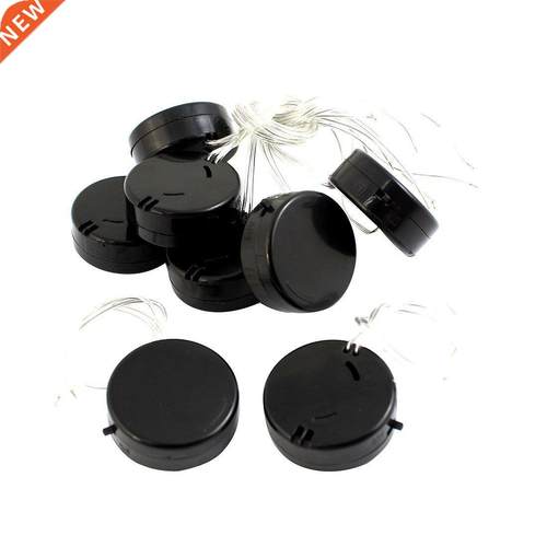 8Pcs Black Wire Lead 2xV CR202 Coin Cell Button Holder Cas