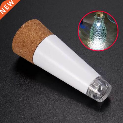 1 piece LED rechargeable shiny bottle cap cork stopper cap l