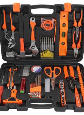 Hand Tool Set Household Repair Hand Tool Kit with Plastic To