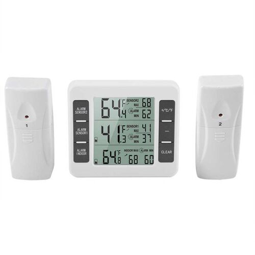 1 PC Wireless Digital Refrigerator Therometer Wireless Thero