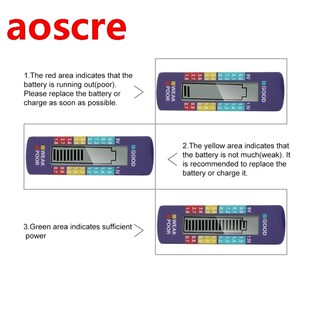 Digital Battery Checker Capacity Tester for C/D/9V/AA/AAA/1