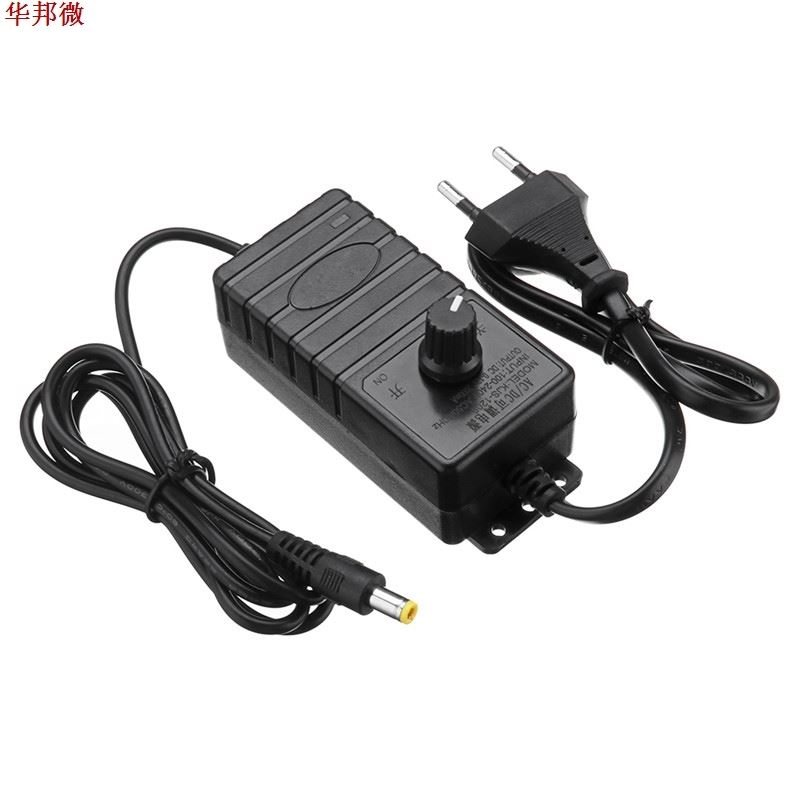 24W 3-12V 2A/3-24V 1A Power Adapter Adjustable Voltage AC/DC