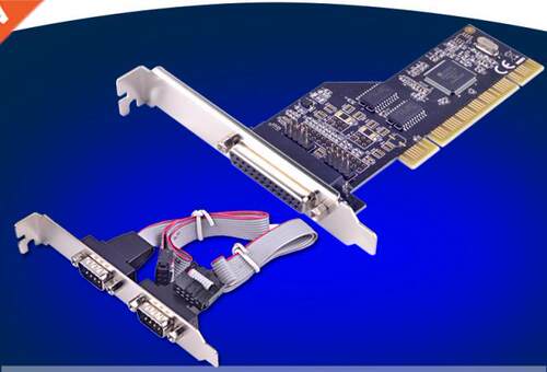 2 Port RS-232 Serial COM & 1 Port Printer Parallel LPT P