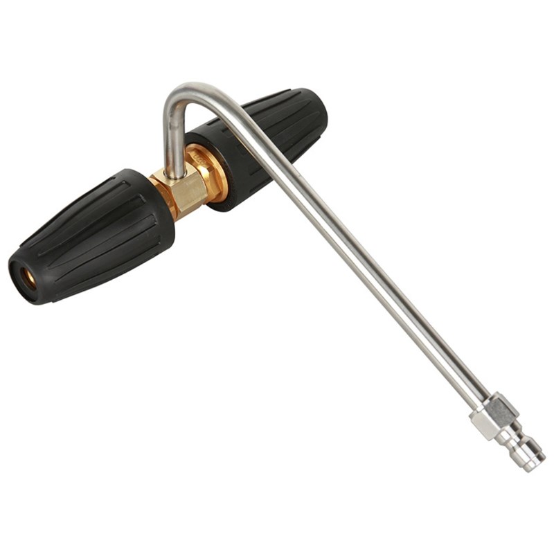 High Pressure Lotus Nozzle Double-head Rotatable Turbo Nozzl