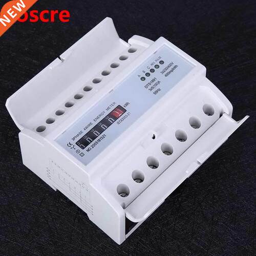 3 Phase 4-Wire Power Meter DTS1891 High Accuracy 7P Cou