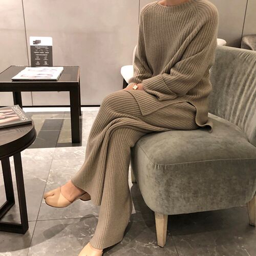 2021 New Fashion Winter Women's Thicken Warm Knitted Pullove