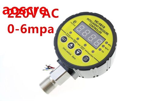 HC-Y810 220V AC 0-6mpa digital electric contact pressure gau