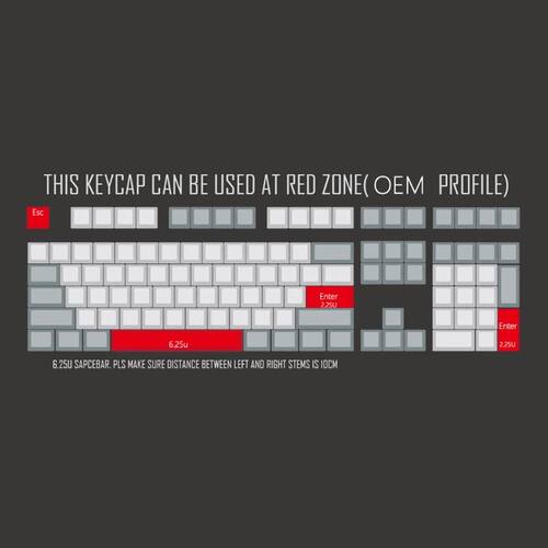 Novelty 4 PBT Key Unique Sea Coral Five Sides Dye-Subbed OEM