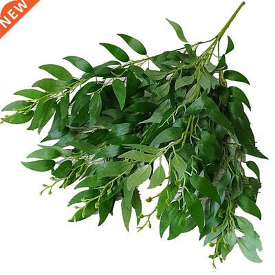 artificial leaves bouquet fake willow jungle wedding backdro