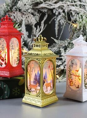 Christms Lntern Led Luminous Cretive Decortion Portble