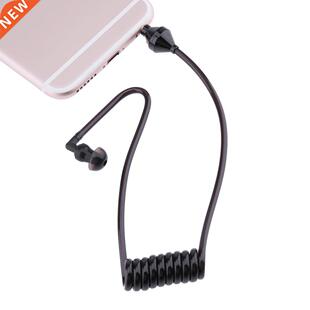 Monaural Headphone 3.5mm Wired Earpiece Air Tue Anti-radiat