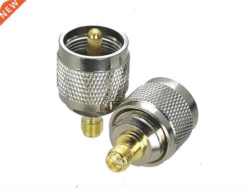 1Pcs SMA Female Jack to UHF PL259 Male Plug RF Adapter Conne