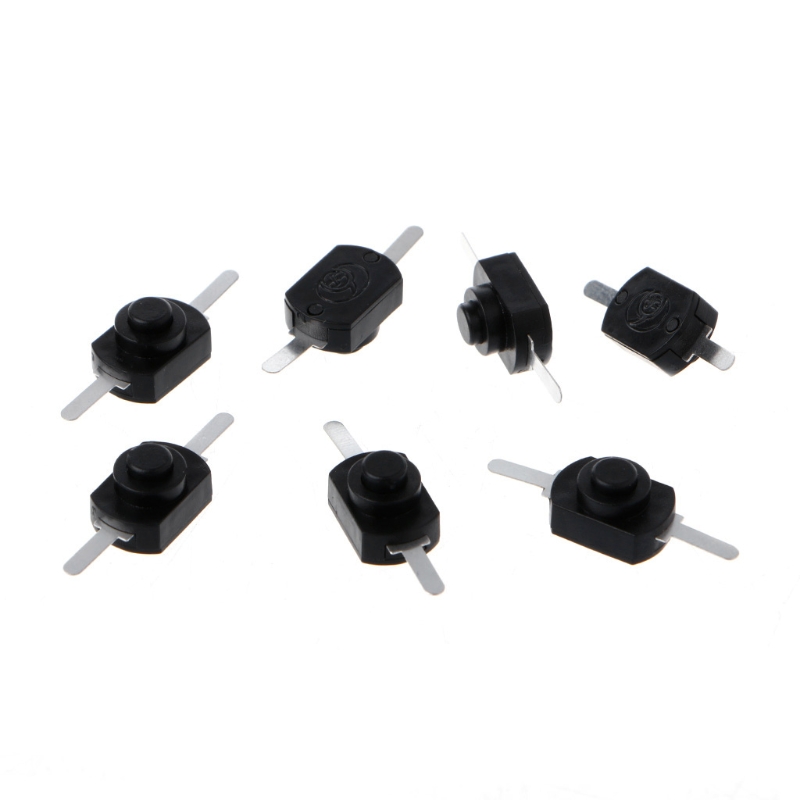 20 Pcs DC 0V 1A Black On Off Mini Push Button Switch for To