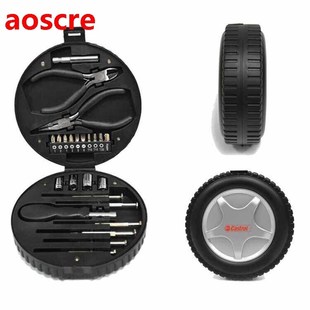 Hot Selling 24pcs Toolbox Car Set Repairing Tool Set Househo