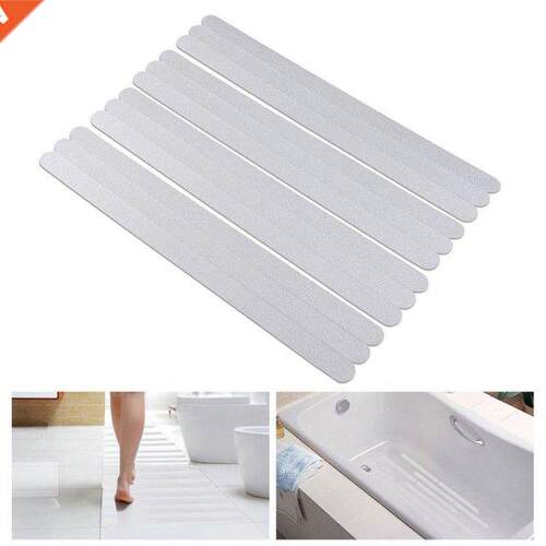 12pcs Bathroom Bathtub Non-slip Stickers Transparent Stairs