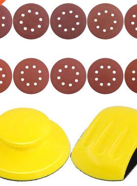 62Pcs 10 Sizes 5 Inch 8 Hole Sanding Discs Sandpaper Hook an