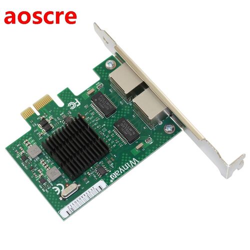 E575T2 PCI-e X1 Two-port gigabit NIC intel 82575 Desktop 825