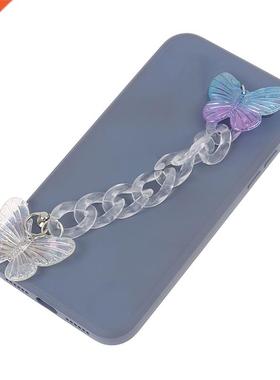 Transparent Color Butterfly Gem Shape Acrylic Chain For DIY