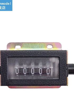 D67-F 5 Digit Counters Black Casing Mechanical Pull Stroke C