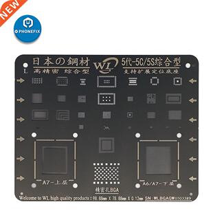 Black Steel BGA Reballing Stencil for iPhone 11 12 Pro Max X