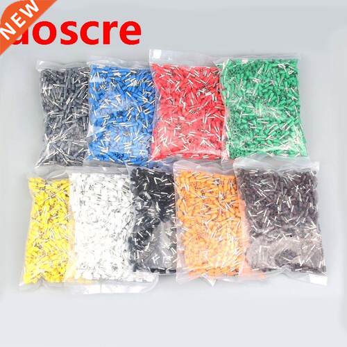 Free shipping 1000pcs E0508 E7508 Tubular Wire Cd Pressure