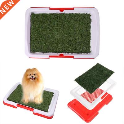 Pet Dog Potty Toilet Urinary Trainer Grass Mat Pad Patch Ind