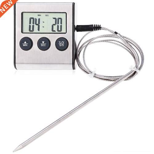 Digital Oven Thermometer Kitchen Food Cooking Grilling Meat