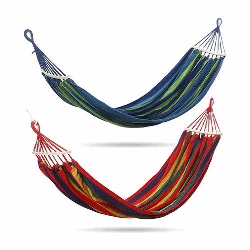 Portable Hammock Outdoor Hammock Travel Camping Swing Canvas