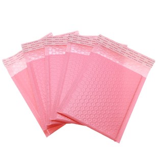 New 50Pcs/Lot Pink Foam Bubble Mailers Bags Self Seal Mailer