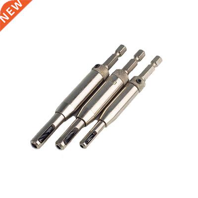 3 Self Centering Hinge Cabinet Door Hardware Drill Bit Set 7