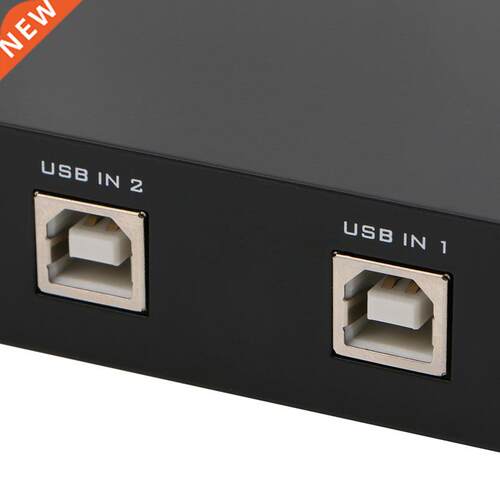 2 Ports USB2.0 Sharing Device Switch Switcher Adapter Box Fo