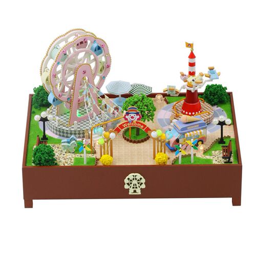 DIY Dollhouse Amusement Park Miniature Furniture Handmade Ca