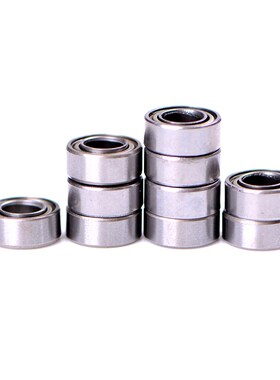 10Pcs MR105ZZ L-1050 MR105 Miniature Ball Bearings Rubber Se