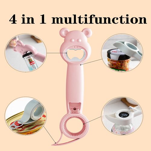 Creative 4-in-1 Manual Lid Opener, Multi-function