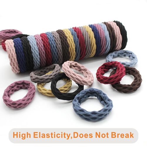 10PCS/Set Fashion Korean Elastic Hair Bands For Women's High