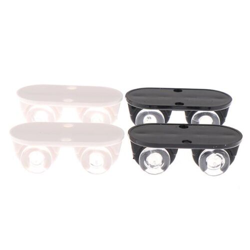 8pc Adhesive Pulley Storage Box Casters Trash Can Self-Adhes