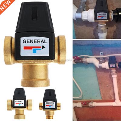 New 3 Wy Brss DN20/DN25 Mle Femle Thred Wter Thermost