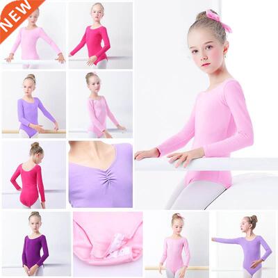Girls Bodysuit Kids Leotard Gymnastics Dance Bodysuit Dance