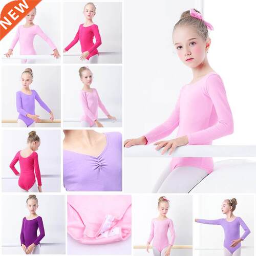 Girls Bodysuit Kids Leotard Gymnastics Dance Bodysuit Dance