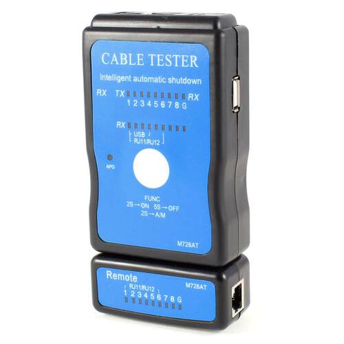 Multifunction RJ45 RJ11 Printer USB LAN Cable Tester