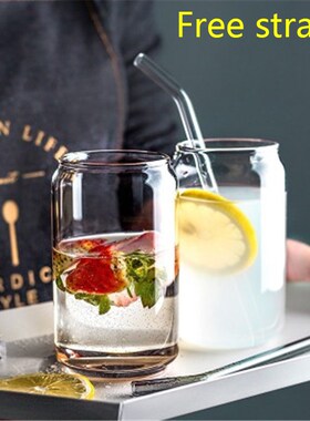 570ml Nordic Minimalist Glass Cup Transparent Drinking Utens