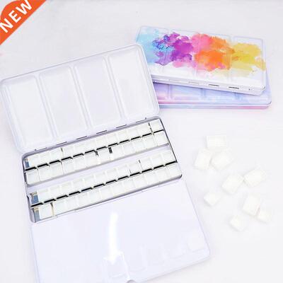 24/48 Grids arry Empty Palette Painting orage Iron Tins