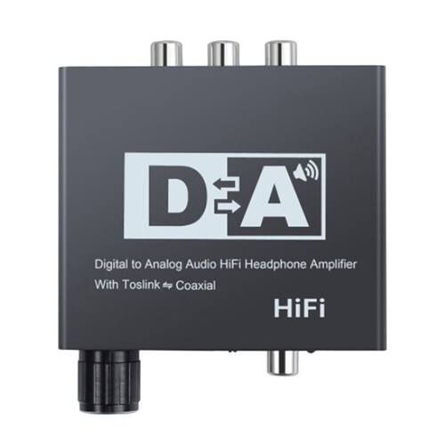 Digital Coaxial to Analog Fiber to Analog o Converter Digita