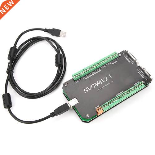 NVCM 4 Axle CNC Controller MACH3 USB Interface Board Card fo