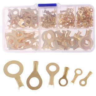 150pcs/set Ring Type Gold Terminals Golden Brass Non-insulat