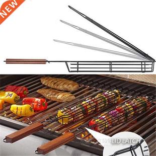 Metal BBQ Grill Mesh Barbecue Meshes Portable Fish Grilling