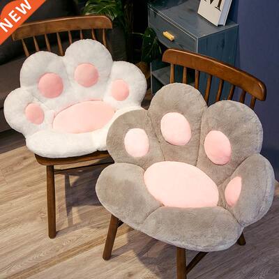 1PC 2 Sizes Soft Paw Pillow Animal Seat Cushion Stuffed Plus