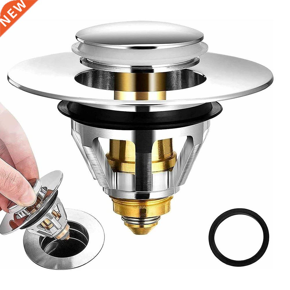 Bounce Core Pop-up Dran Flter Bathroom Snk Plug Unversal