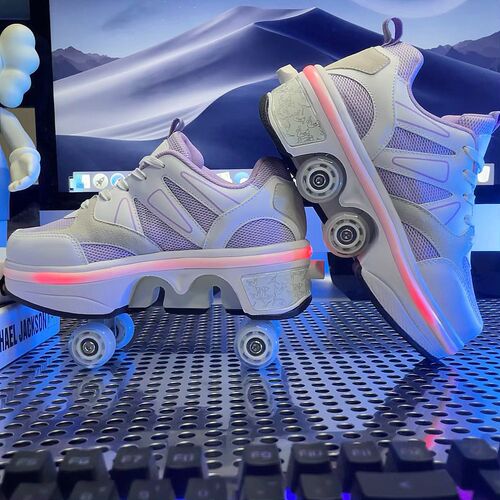 Dual Purpose Skates Roller Skates Deformation Shoes Double R